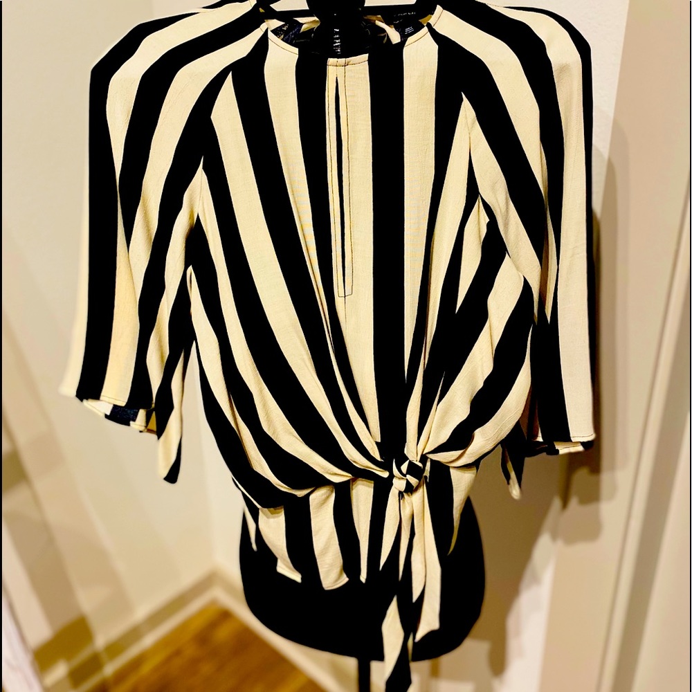 Striped Topshop blouse!